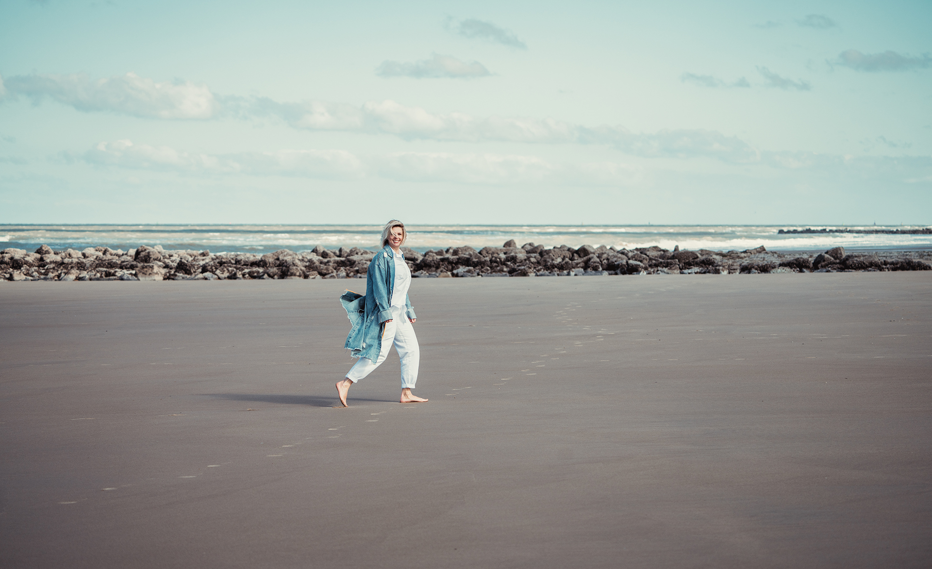 gewoon sofie op het strand