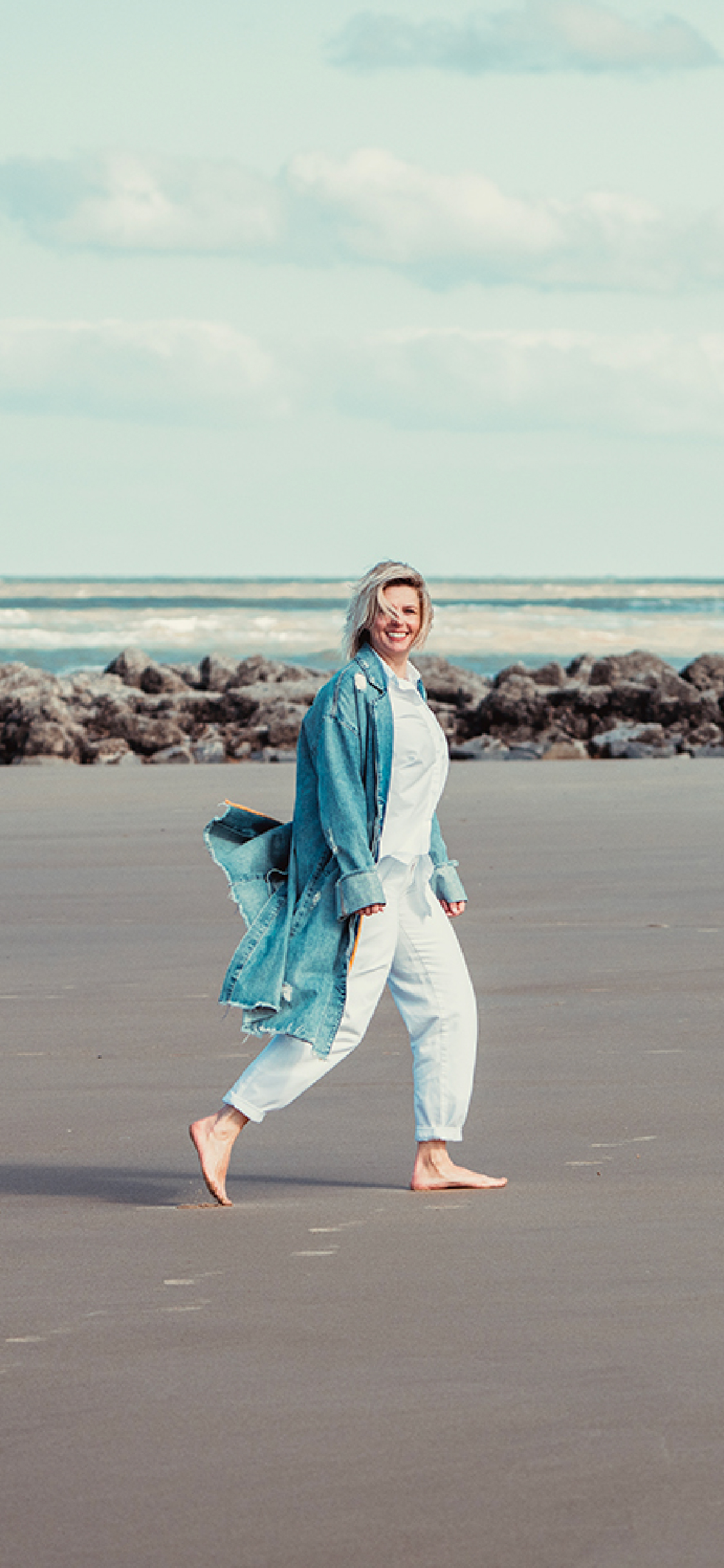 gewoon sofie op het strand